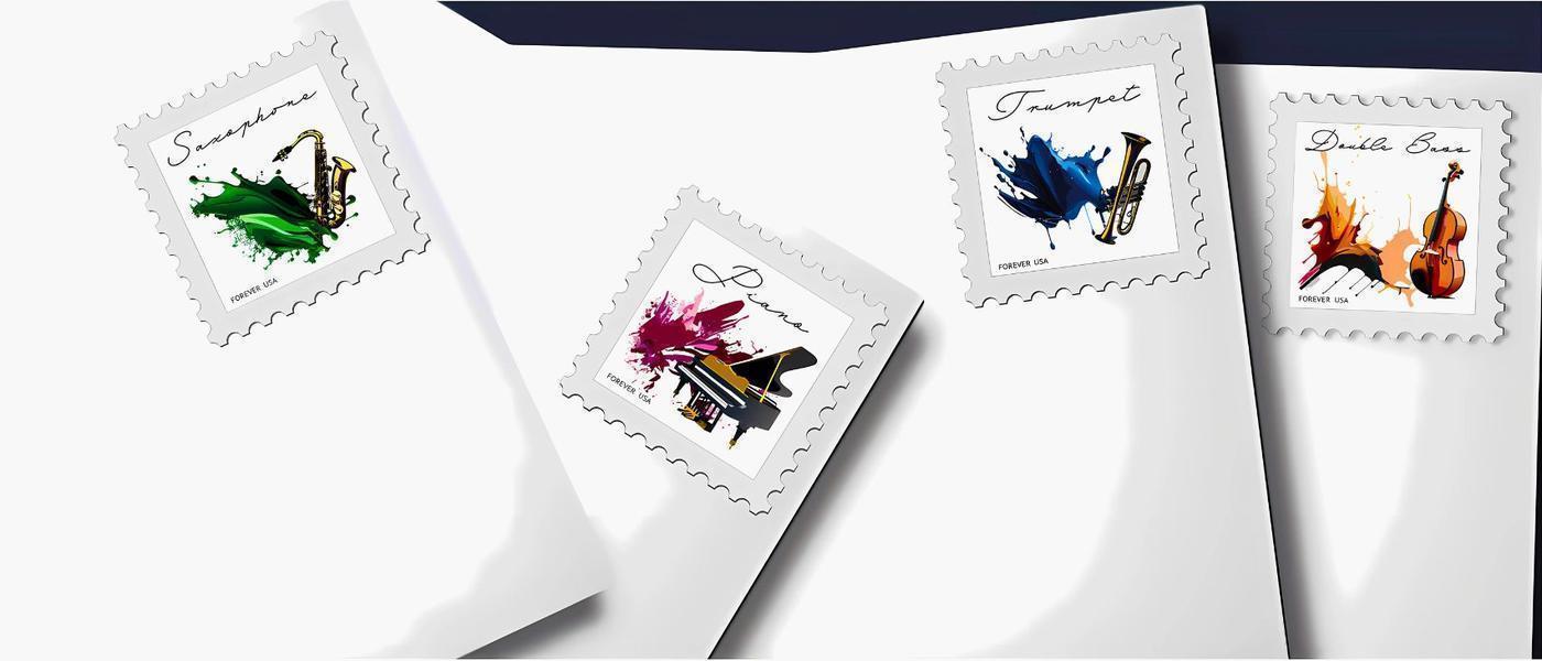Jazz Series stamps