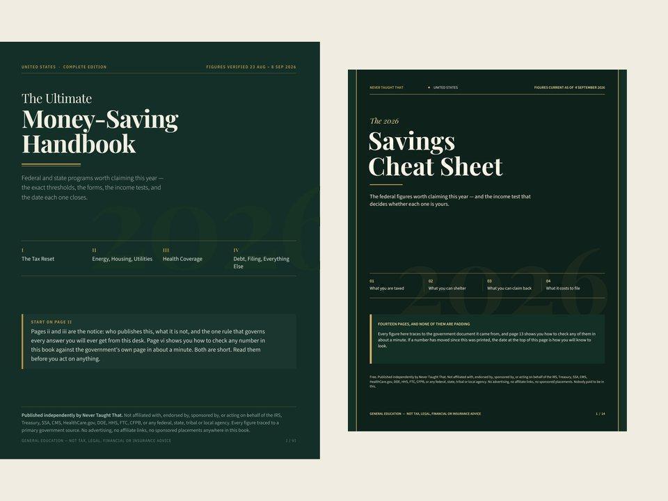 The 2026 Savings Handbook